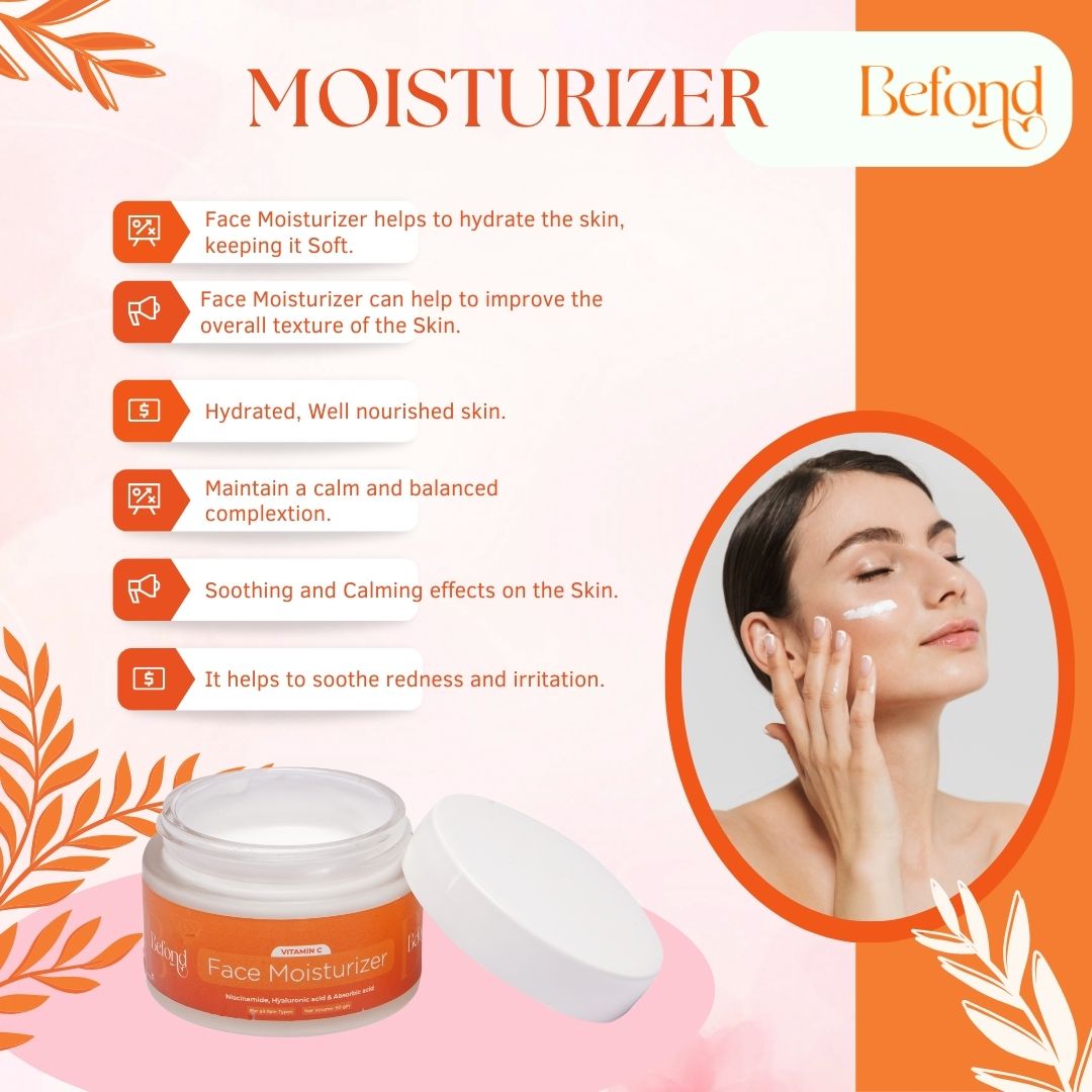 Unlock Radiant Skin with Befond Face Moisturizer | Hydration & Glow in Every Drop!