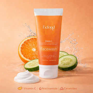 Befond Face Wash with Vitamin C, Niacinamide, Cucumber Extract, Hyaluronic Acid and Ceramides